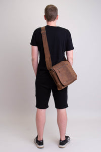 Adrian Klis 2471 Messenger Bag, Buffalo Leather