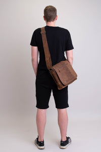 Adrian Klis 2471 Messenger Bag, Buffalo Leather