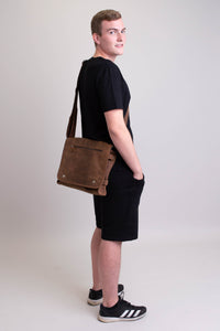 Adrian Klis 2471 Messenger Bag, Buffalo Leather