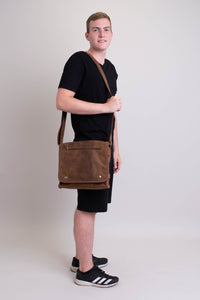 Adrian Klis 2471 Messenger Bag, Buffalo Leather