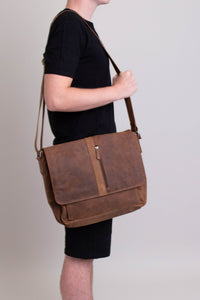 Adrian Klis 2751 Messenger Bag, Buffalo Leather