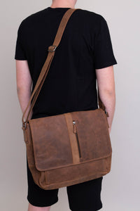 Adrian Klis 2751 Messenger Bag, Buffalo Leather