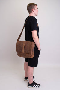 Adrian Klis 2751 Messenger Bag, Buffalo Leather