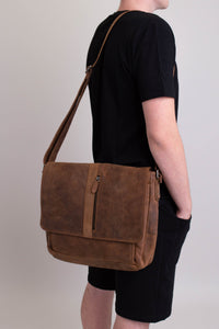 Adrian Klis 2751 Messenger Bag, Buffalo Leather