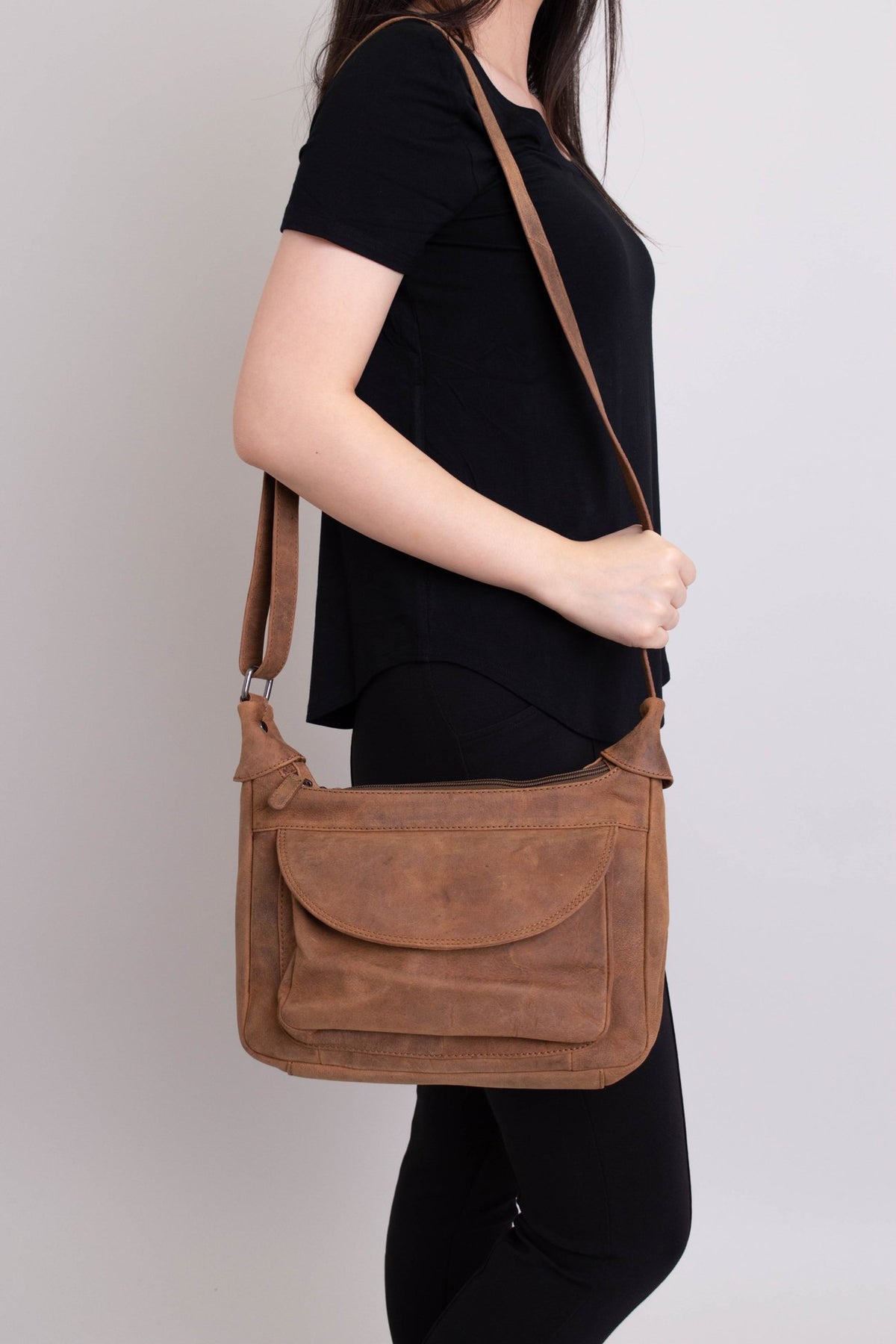 Adrian Klis 2714 Purse, Buffalo Leather