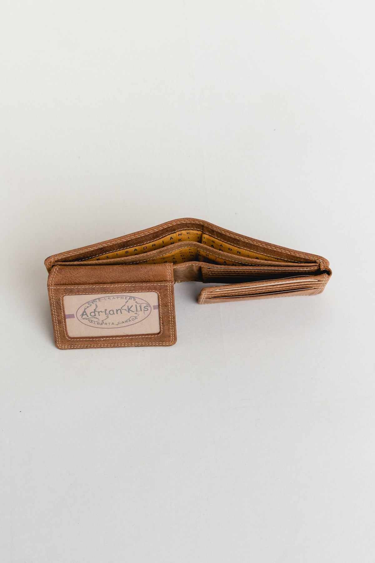 Adrian Klis 233 Bill Fold, Buffalo Leather