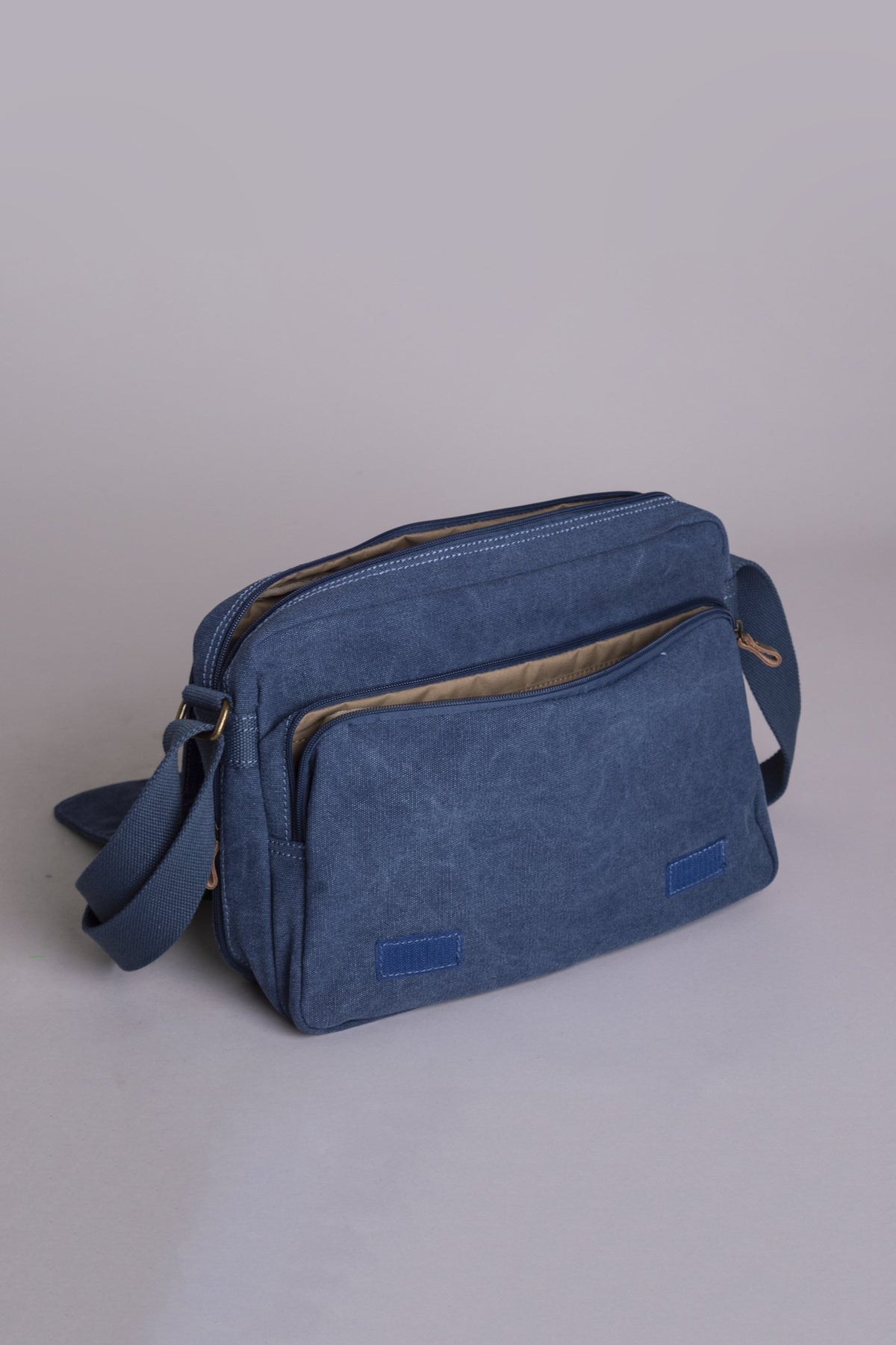Outlook Canvas Bag, Blue - Blue Sky Clothing Co
