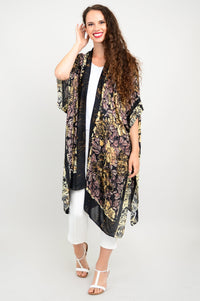 Darcy, Coffee Floral, One Size